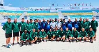 Eduards Borisevičs apkalpojis Pasaules kausa pludmales futbolā pusfināla spēli