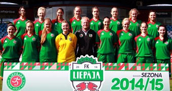 FK Liepāja/LSS izcīna sudraba medaļas Sieviešu Futbola Līgā