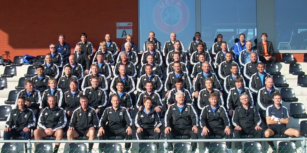 Latvijas futbola vārtsargu treneri UEFA Study group seminārā Beļģijā
