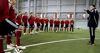 Latvijas U-21 futbola izlase uzsākusi treniņnometni pirms Sadraudzības kausa izcīņas