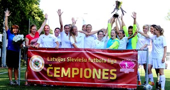Rīgas Futbola skola - 2014.gada Latvijas čempiones