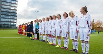 Latvijas U-17 meiteņu izlase aizvadījusi otro spēli EČ kvalifikācijā