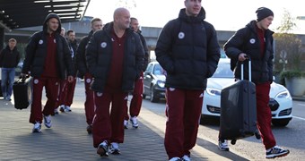 Latvijas nacionālā futbola izlase uzsākusi treniņnometni Nīderlandē