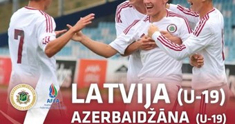 Latvijas U-19 izlase Liepājā aizvadīs pārbaudes spēles ar Azerbaidžānu