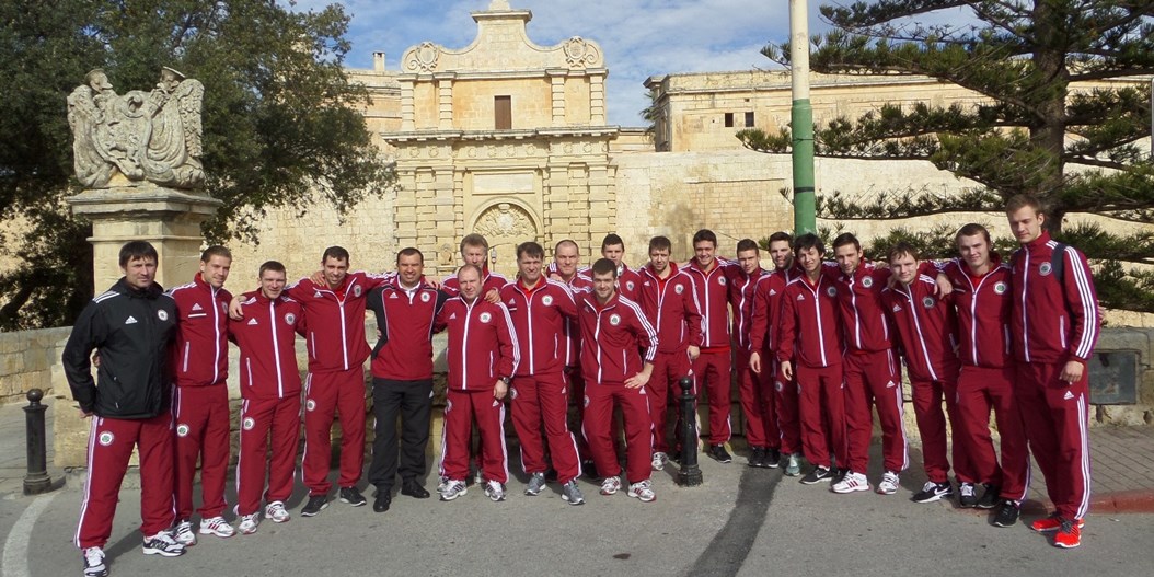Latvijas telpu futbola izlase dodas ekskursijā Maltas galvaspilsētā