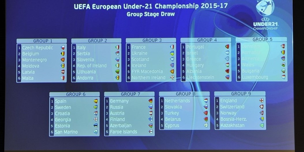 "EURO 2017" izlozē Latvija iekļūst grupā ar Čehiju, Beļģiju, Melnkalni, Moldovu un Maltu