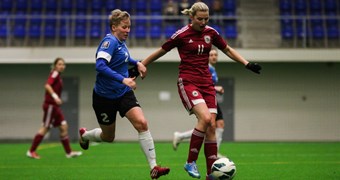 Noslēgusies sieviešu futbola izlases otrā pārbaudes spēle šogad