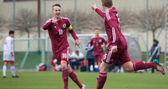 Latvijas U-19 izlase uzvar Norvēģiju