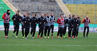 Latvijas nacionālā futbola izlase uzsākusi gatavošanos spēlei ar Ukrainu
