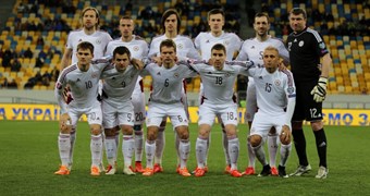 Draudzības spēlē Latvijas izlase spēlē neizšķirti ar Ukrainas izlasi