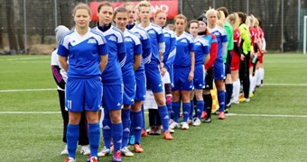 Svētdien Rīgā, Preiļos un Olainē turpināsies galvenie sieviešu futbola turnīri