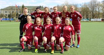 U-18 meiteņu izlase aizvadījusi pirmo spēli UEFA Attīstības kausā