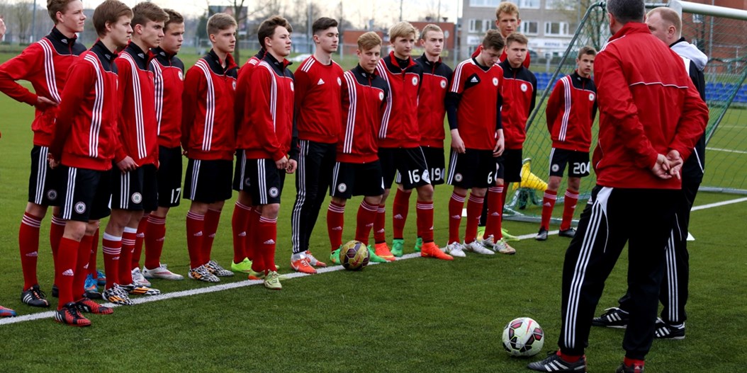 Noslēgusies Latvijas U-17 jauniešu futbola izlases otrā spēle UEFA Attīstības turnīrā Somijā