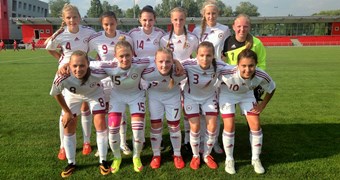 UEFA Attīstības turnīrs WU-17 meitenēm: Latvijas izlase piekāpjas Azerbaidžānai