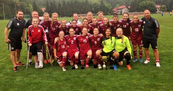 UEFA Attīstības turnīrs WU-17 meitenēm: Latvijas izlase pārspēj Moldovu
