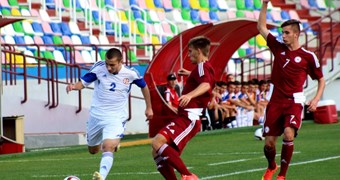 Latvijas U-19 futbola izlase uzvar Gruziju