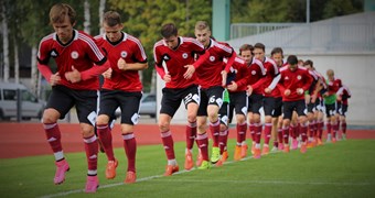 Latvijas U-21 futbola izlase uzsākusi gatavošanos spēlei pret Melnkalni
