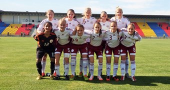 Latvijas WU-17 meiteņu futbola izlase ar 0:1 piekāpjas Austrijai