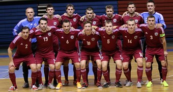 Latvijas telpu futbola izlase ar uzvaru startē FIFA Pasaules kausa kvalifikācijā