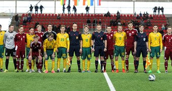 Latvijas U-18 izlase kalendāro gadu noslēdz ar neizšķirtu pret Lietuvu