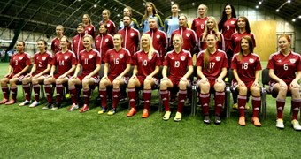 Latvijas sieviešu futbola izlase martā dosies uz starptautisku attīstības turnīru Kiprā