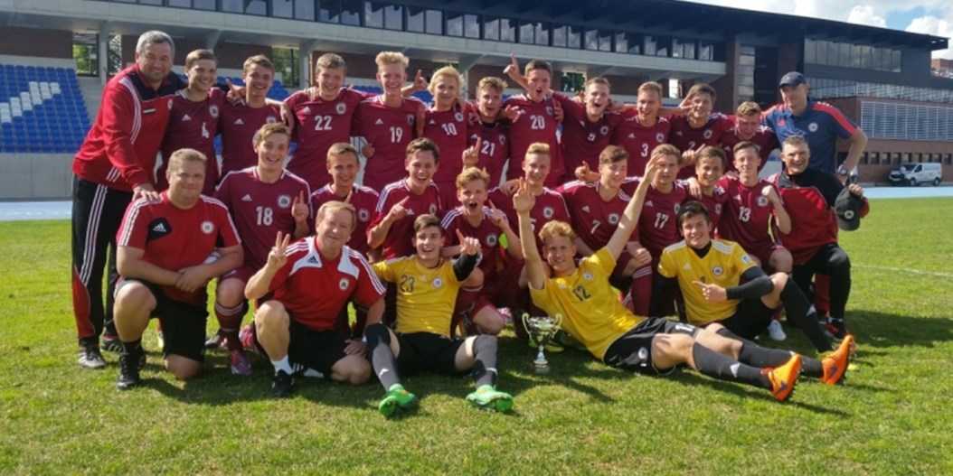 LATVIJA - 2015. gada Baltijas kausa ieguvēji U-17 vecuma grupā