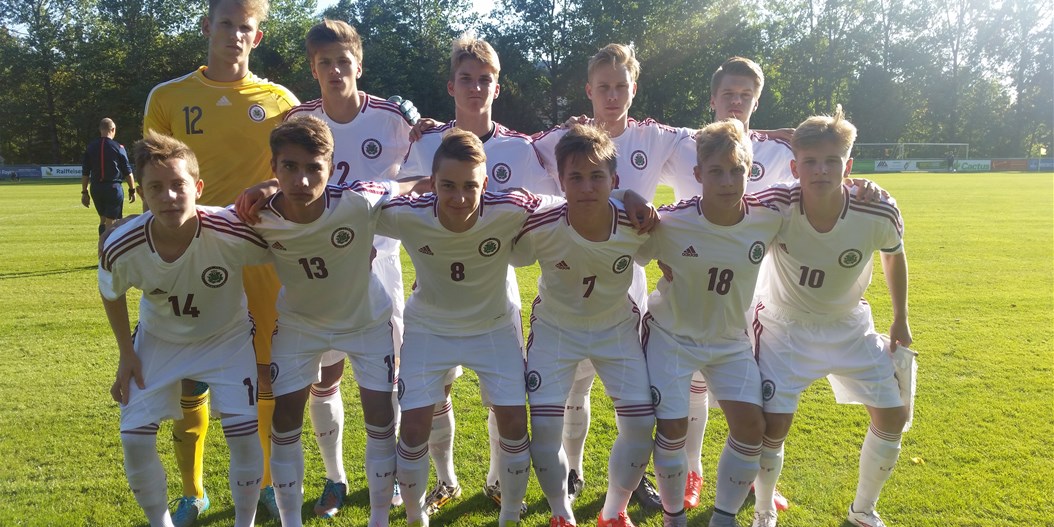 Latvijas U-17 jauniešu izlasei bezvārtu neizšķirts pret Luksemburgu