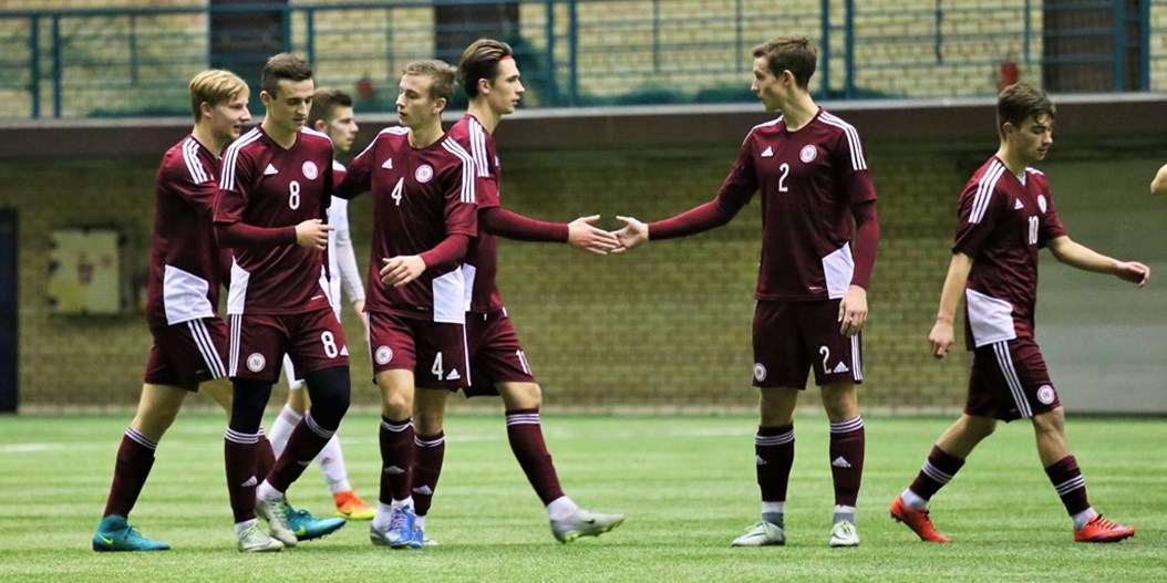 FOTO: Latvijas U-21 futbola izlases divpusējā spēle 11. janvārī