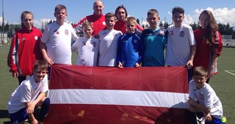 Rēzeknes zēnu mini futbola komanda pārstāv Latviju II Starptautiskajās sporta spēlēs Sočos