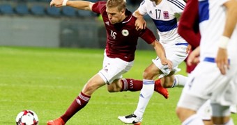 Artjoms Rudņevs nepalīdzēs Latvijas izlasei oktobra spēlēs