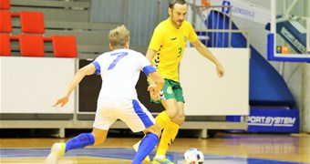 Baltijas kauss telpu futbolā: Lietuva un Igaunija cīnās neizšķirti