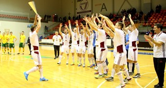 Latvijas telpu futbola izlase par Baltijas kausa trofeju decembrī cīnīsies Šauļos