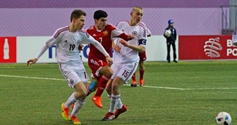 Pirmā uzvara Minskas turnīrā gūta pret Armēniju