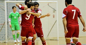 Eiropas telpu futbola čempionāta kvalifikācijas pirmajā mačā Armēnija pārspēj Vāciju