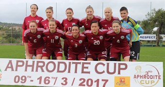 Aphrodite Cup 2017: Latvijas izlase sāk ar uzvaru pār Maltu