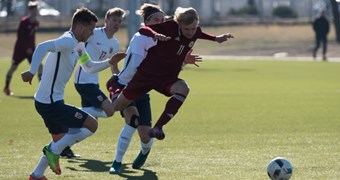 Federācijas kauss: Latvijas jaunieši turnīru sāk ar zaudējumu pret Norvēģiju