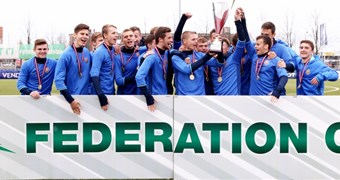 Federācijas kauss: Latvijas U-19 izlase turnīru noslēdz ar zaudējumu čempionei Ukrainai