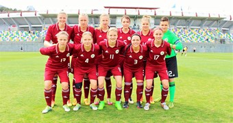 Latvijas sieviešu futbola izlase kvalifikāciju sāk ar uzvaru pret Igauniju