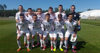 Latvijas U-17 jauniešu futbola izlase otrajā spēlē pārspēj Lietuvu