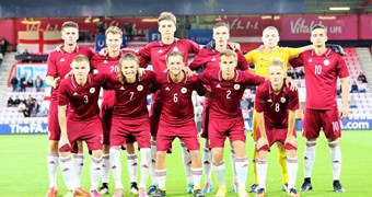 Latvijas U-21 izlase piedzīvo zaudējumu pret Angliju