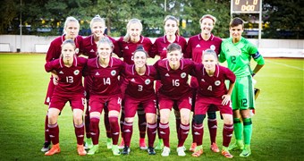 Latvijas sieviešu futbola izlase piekāpjas Jordānijai