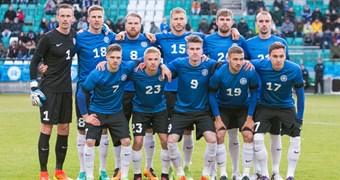 Igaunijas nacionālā izlase pirms spēles pret Latviju mājās zaudē Beļģijai