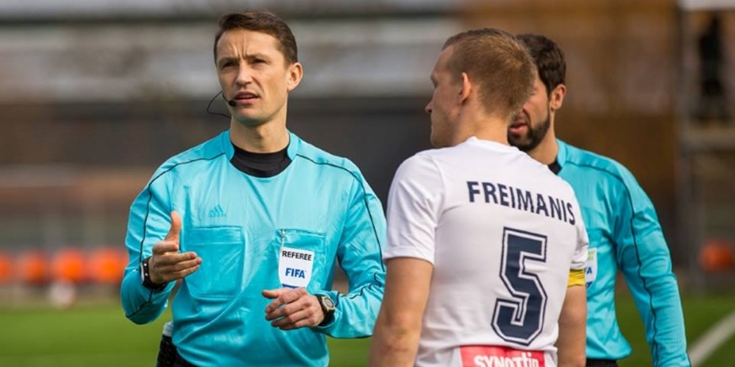 Andris Treimanis ar brigādi tiesās UEFA Eiropas līgas "Play-off" kārtas maču Zagrebā