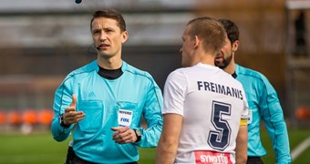 Andris Treimanis ar brigādi tiesās UEFA Eiropas līgas "Play-off" kārtas maču Zagrebā