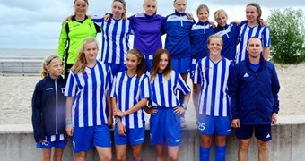 FK Iecava meiteņu komanda atgriezusies no Pērnavas turnīra "Summer Cup"