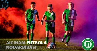 FS METTA aicina zēnus un meitenes pievienoties futbola nodarbībām