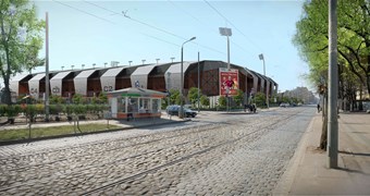 Rīgas būvvaldē saskaņots Kr. Barona ielas 116 A stadiona rekonstrukcijas būvprojekts