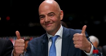 LFF apsveic Džanni Infantino ar ievēlēšanu FIFA prezidenta amatā