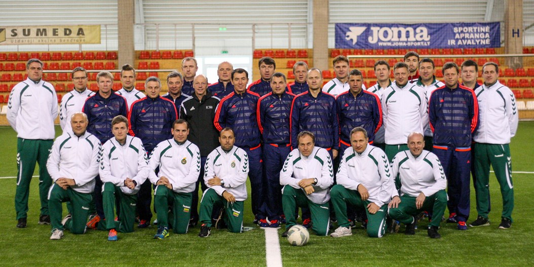 PRO-UEFA treneri no Latvijas un Lietuvas aizvadijuši apmācības Kauņā
