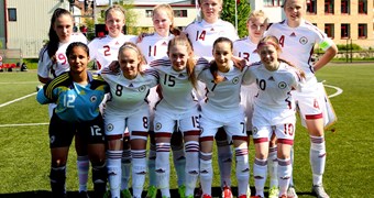 UEFA Attīstības turnīrs meitenēm: Latvija sāk ar uzvaru